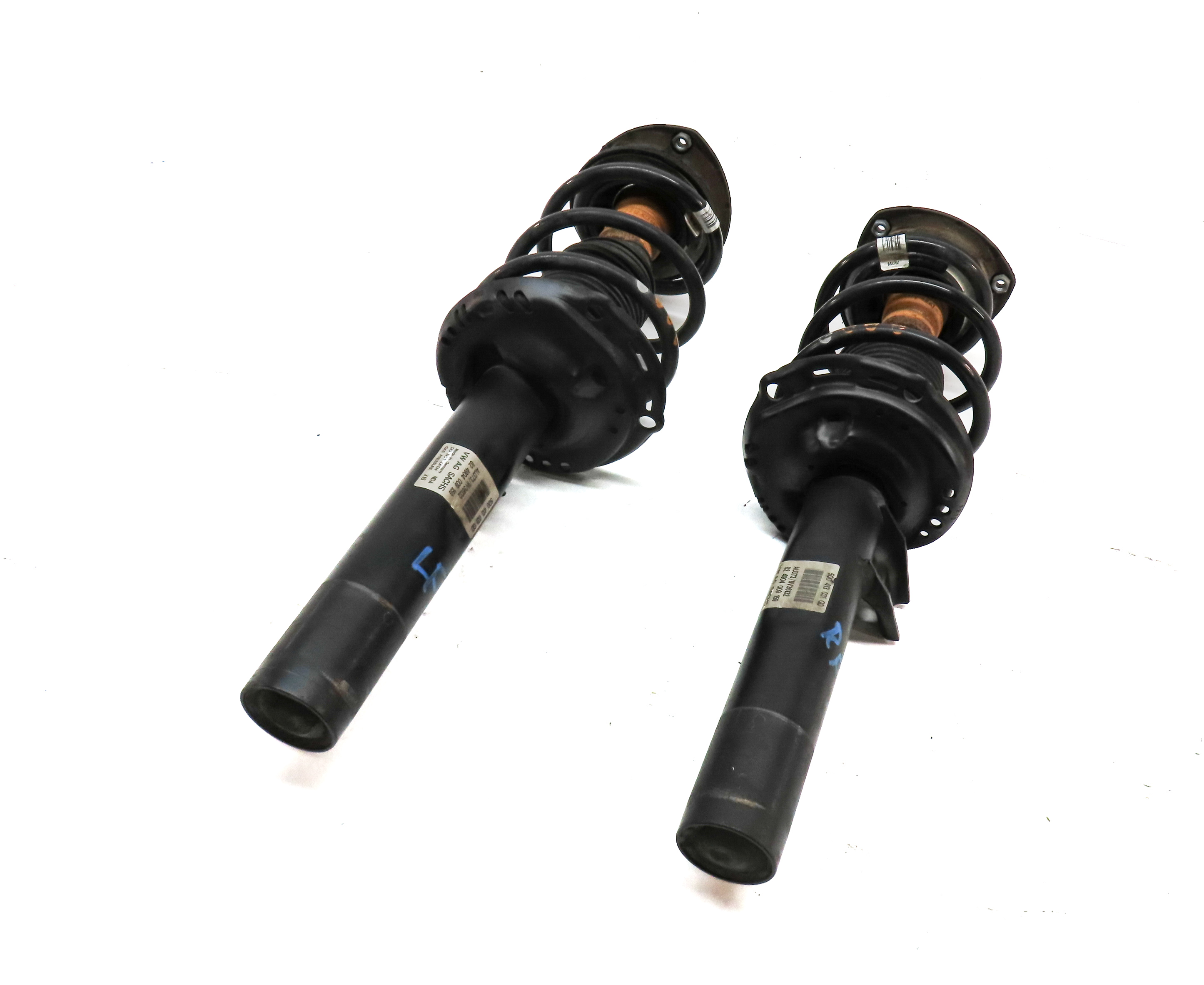 2015-2017 AUDI A3 (8V) FWD FRONT LEFT & RIGHT SUSPENSION SHOCK STRUT SET — exact item pictured